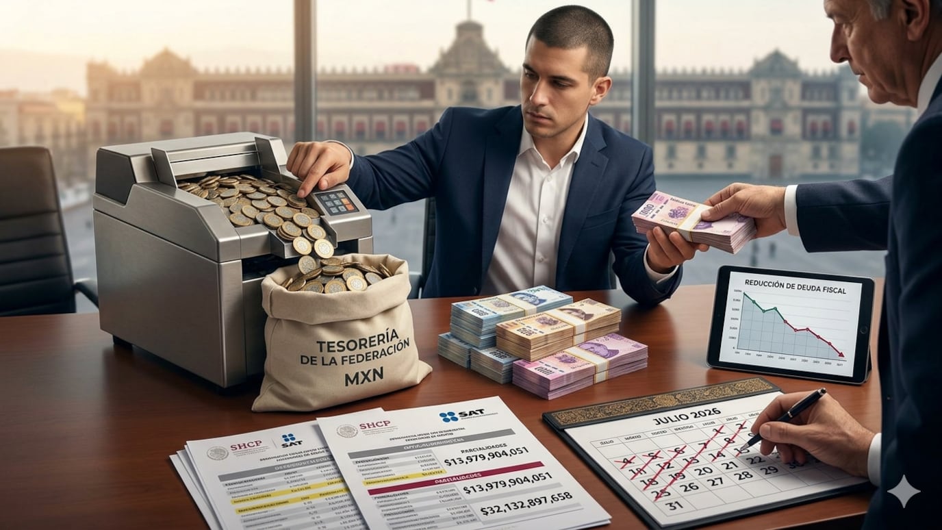 La deuda total supera 32 mil millones de pesos; el resto será liquidado en parcialidades hasta julio de 2027.