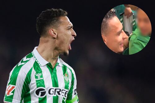 VIDEO: Aficionada en silla de ruedas trata de besar a jugador, pero se indigna por su reacción