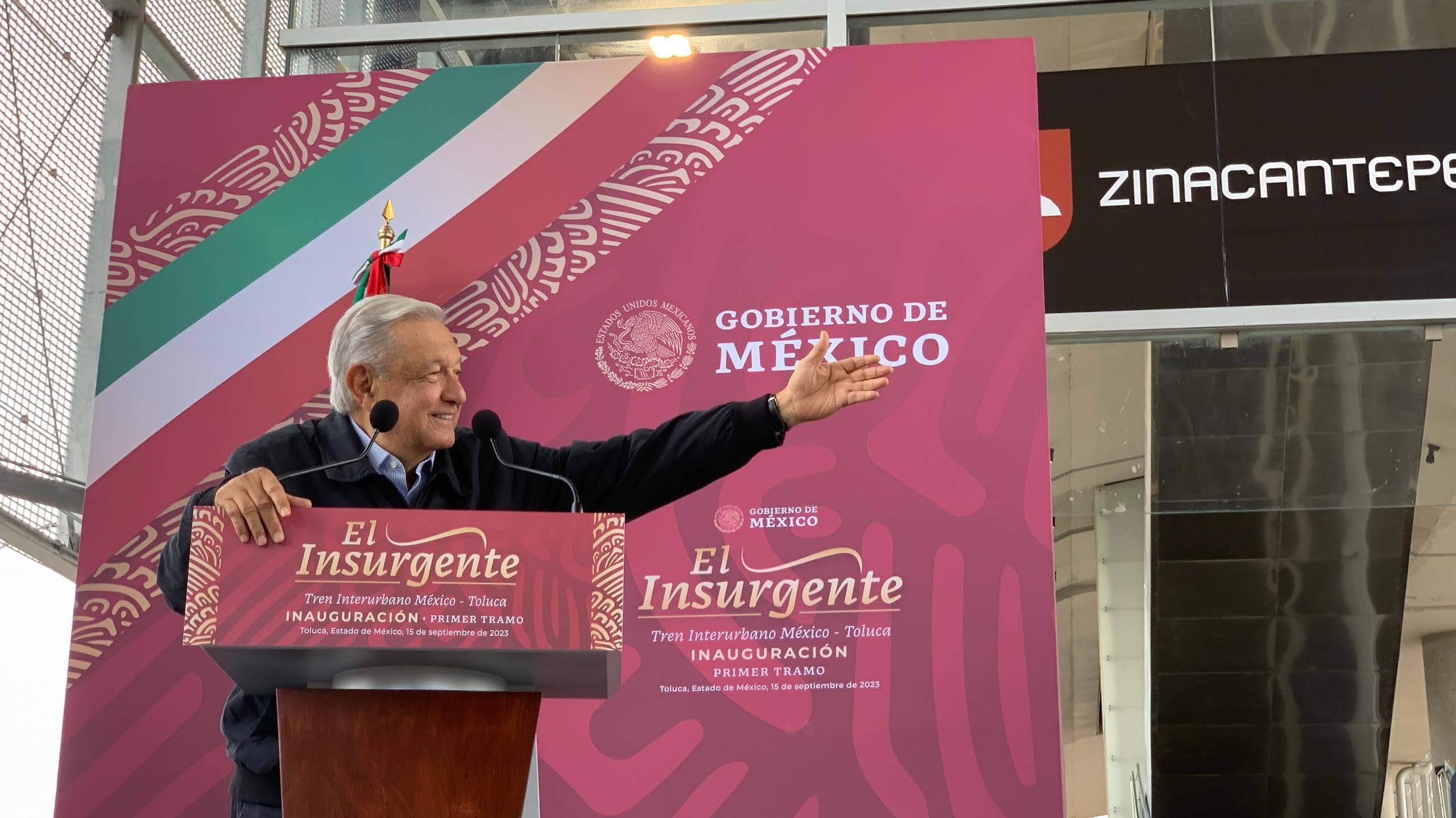 El presidente inauguró la primera etapa de la obra el pasado 15 de septiembre