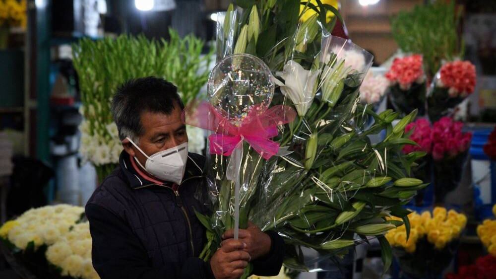 Venta de flores.
