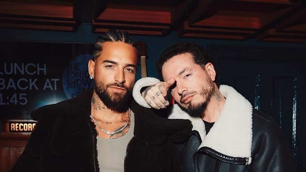 Maluma y J Balvin desde sus redes sociales