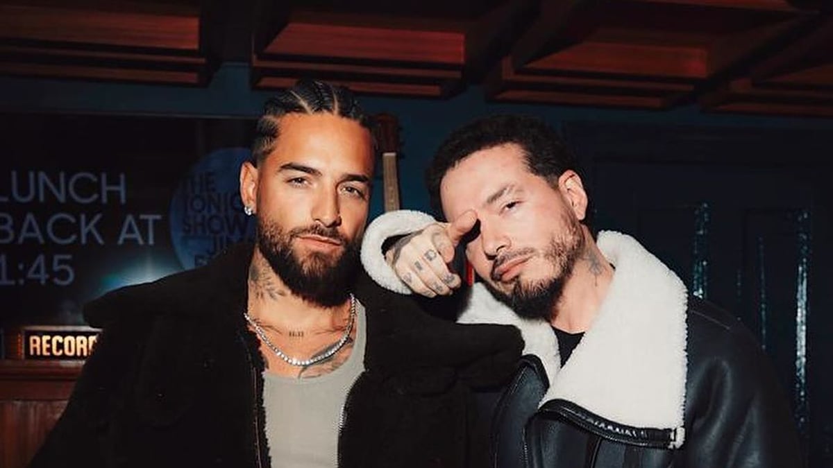 Maluma y J Balvin desde sus redes sociales