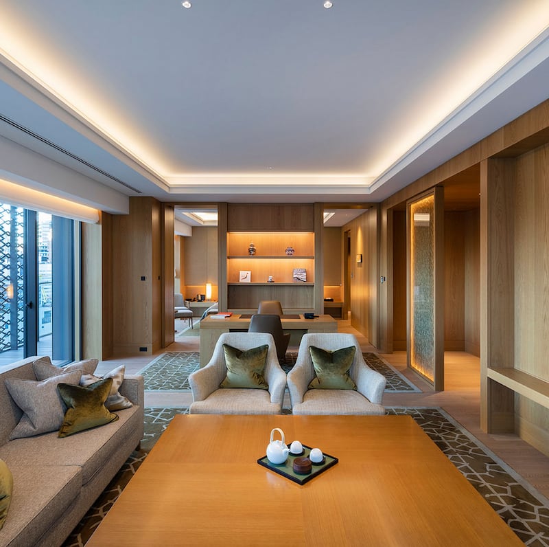 Habitación Hotel Okura en Tokio