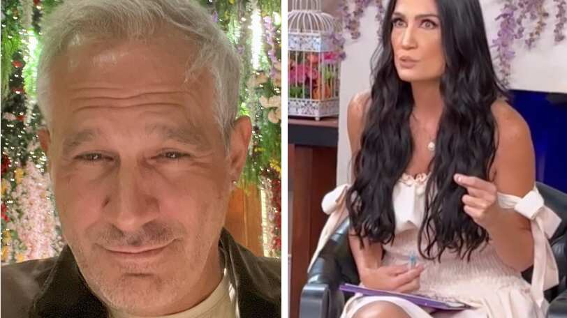 Arath de la Torre encara a Joanna Vega-Biestro durante fiesta infantil