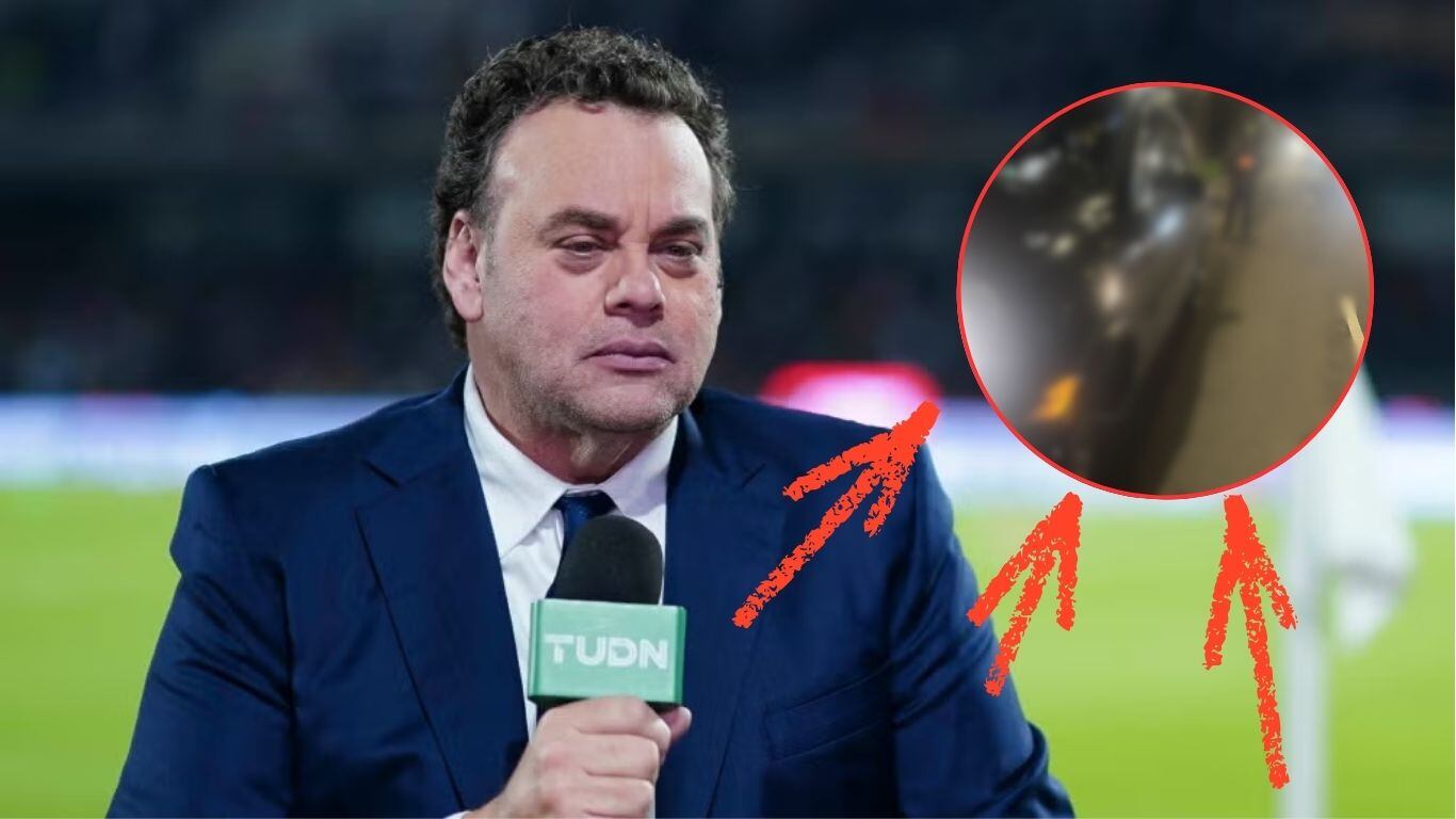Faitelson se cae en bache de la CDMX