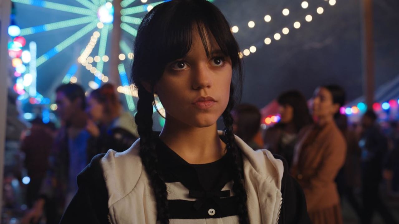 Jenna Ortega en la serie 'Wednesday'