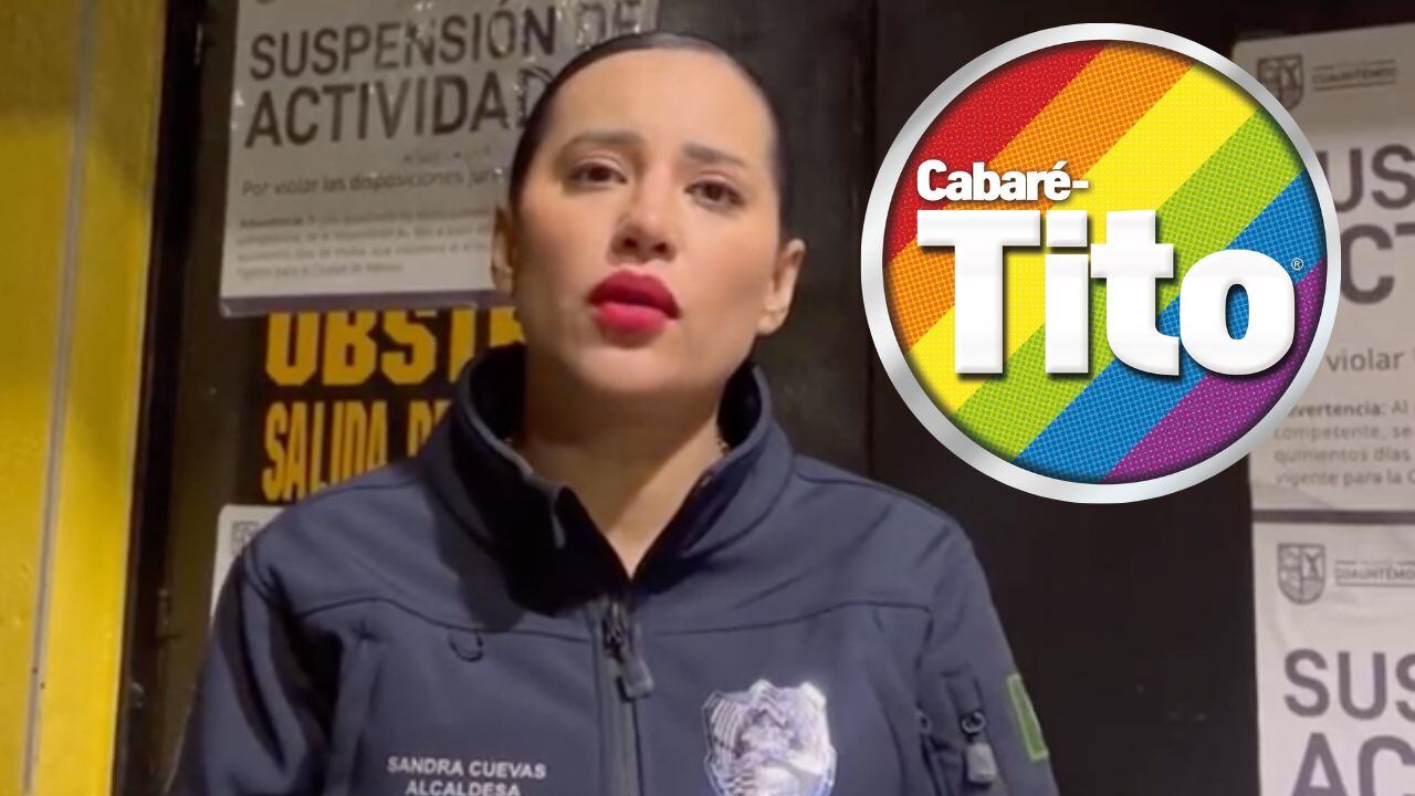 Sandra Cuevas confirma suspensión de actividades de bar "Cabaretito".