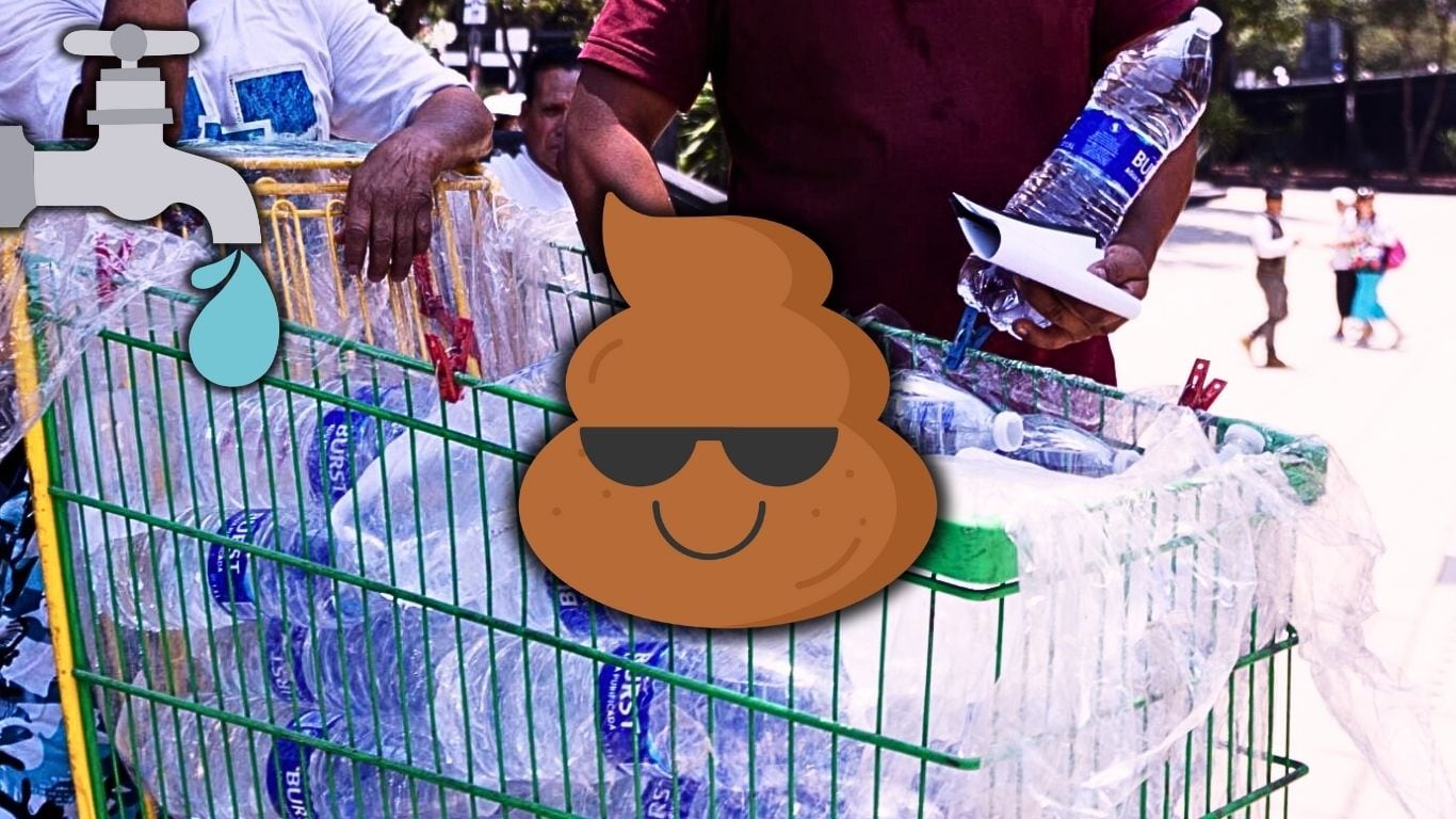 Agua embotellada contaminada