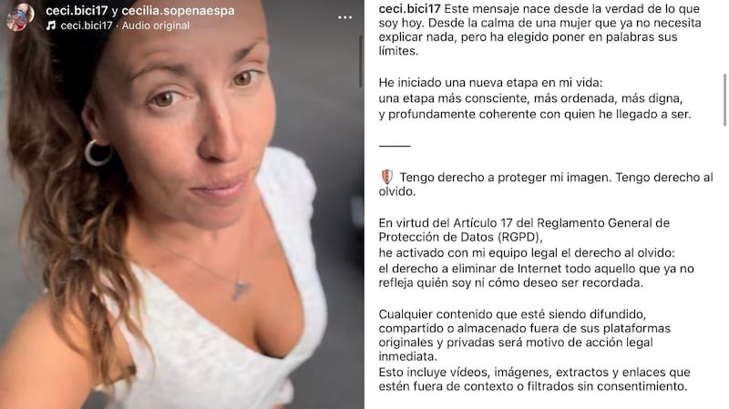 Mensaje de Cecilia Sopeña