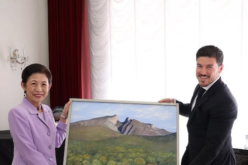 La Princesa Takamado, de Japón, recibe a Samuel García en el Palacio de Akasaka