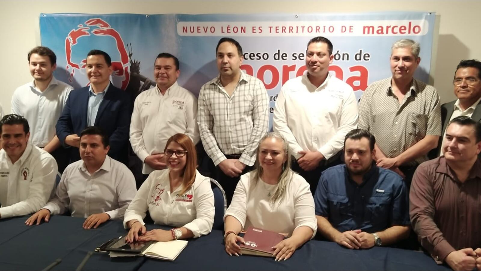 El comité de apoyo a Ebrard en Nuevo León se reunió este lunes.