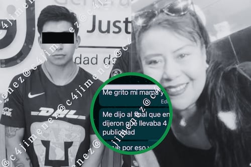 “Me gritó y se enojó”: Revelan chats del joven acusado de matar a su madre en CDMX