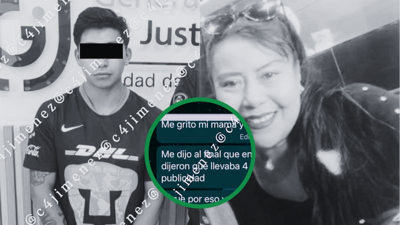“Me gritó y se enojó”: Revelan chats del joven acusado de matar a su madre en CDMX
