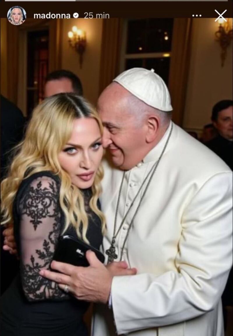 Madonna vía Instagram