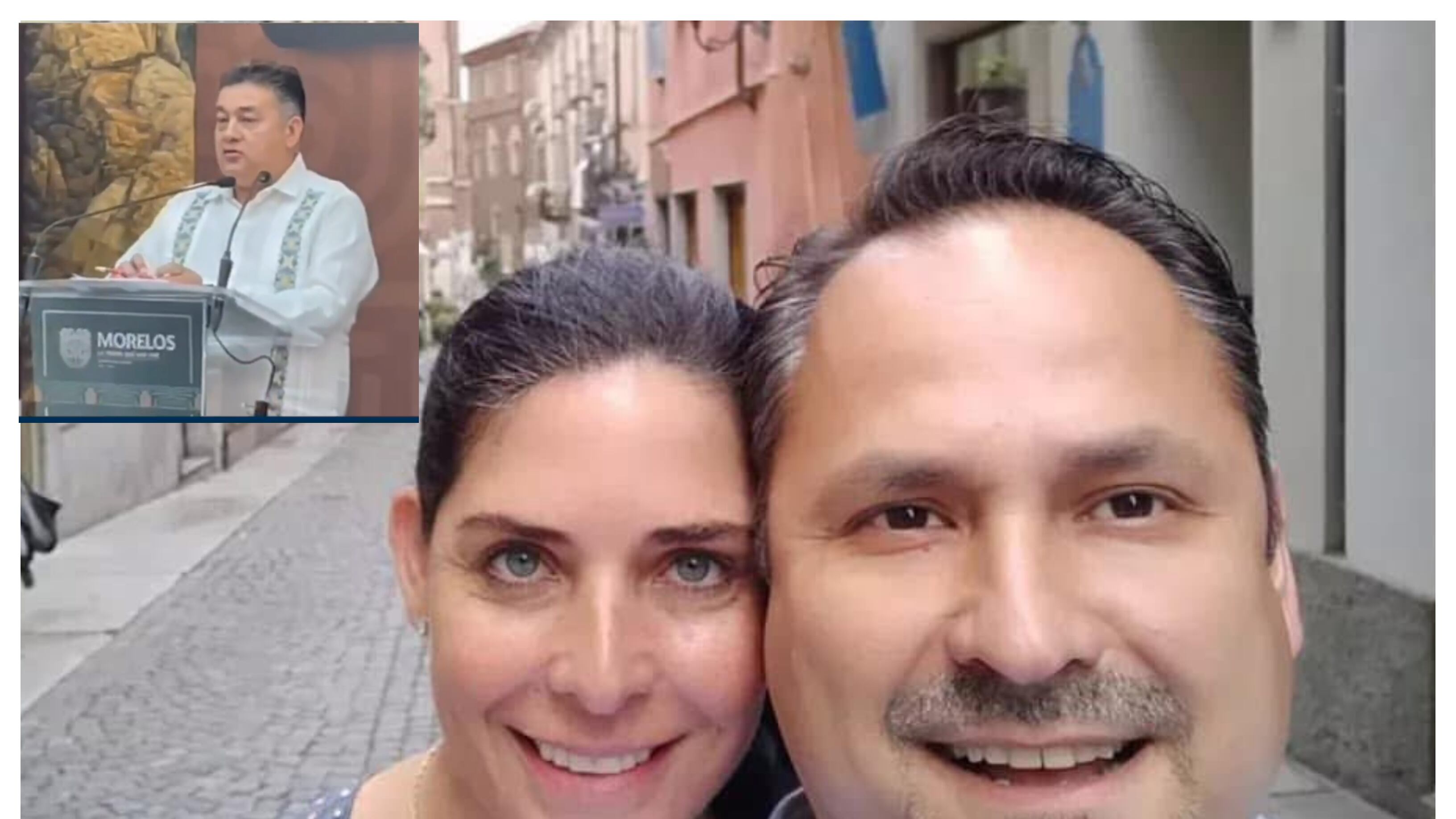 Zahie Téllez y su esposo