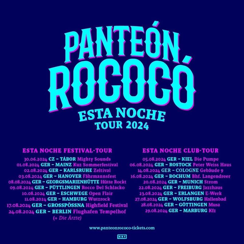 Panteón Rococó regresará a los escenarios con “Esta noche Tour 2024”