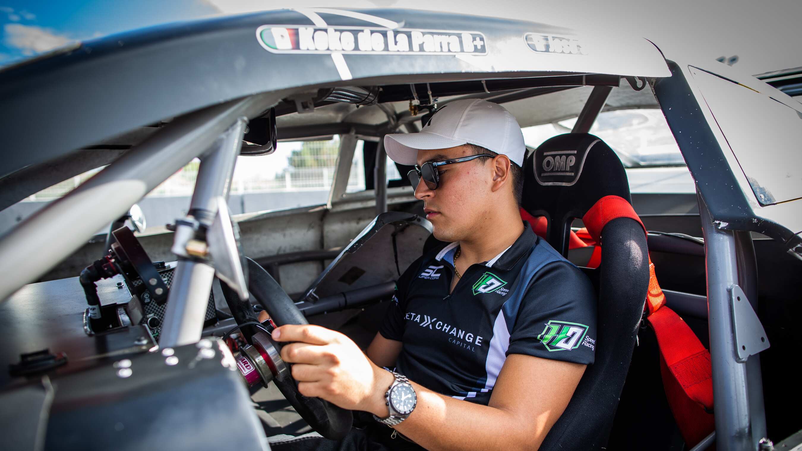 "Es mi pasión de toda la vida", Koke de la Parra sobre el automovilismo. Imagen: cortesía.
