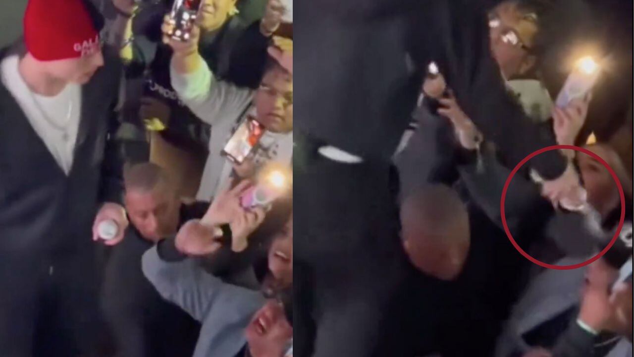 Peso Pluma es cancelado tras lanzar agua contra fan