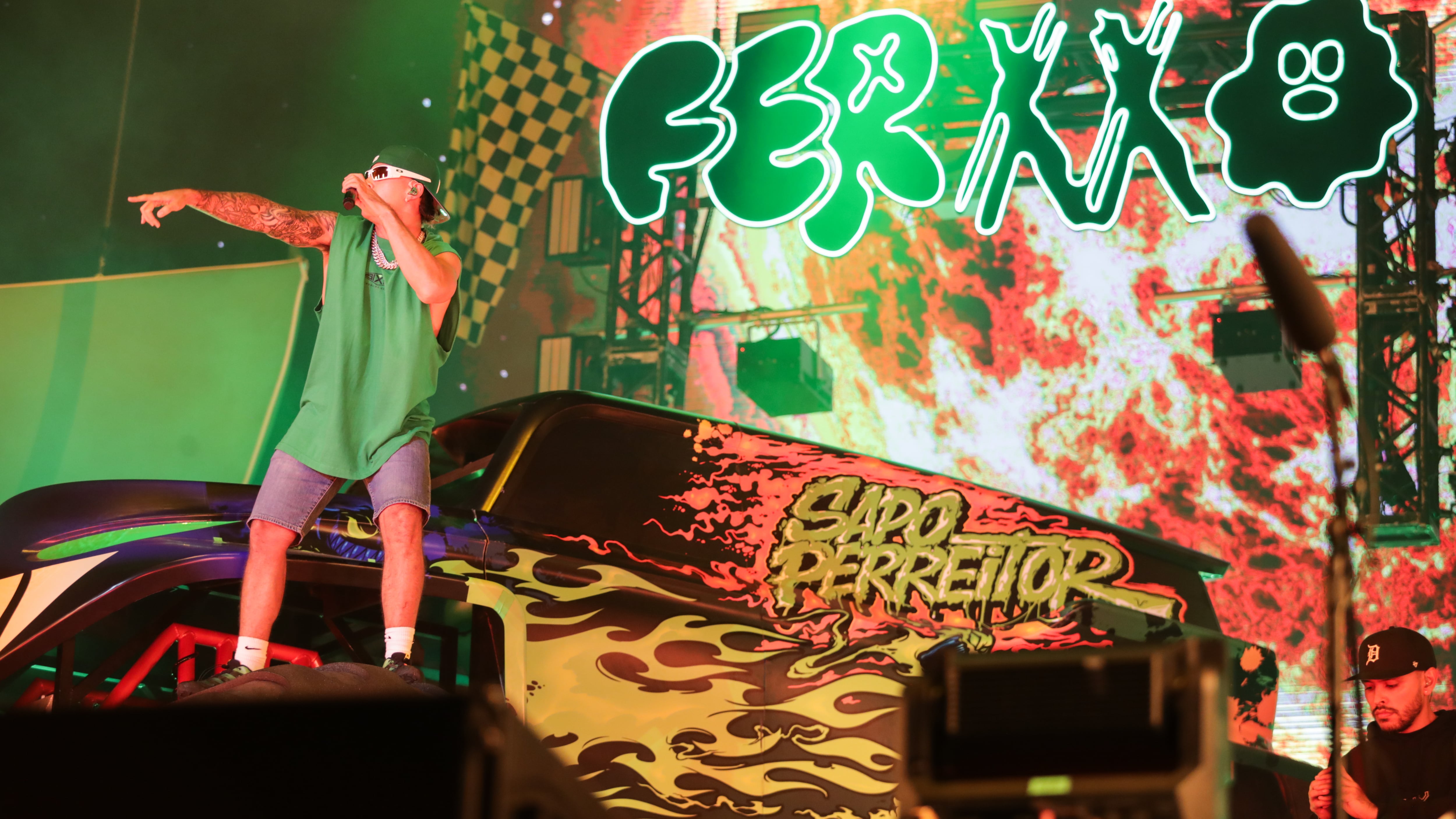 FEID, durante su presentación en el Festival Estéreo Picnic, en el Parque Simón Bolívar de Bogotá