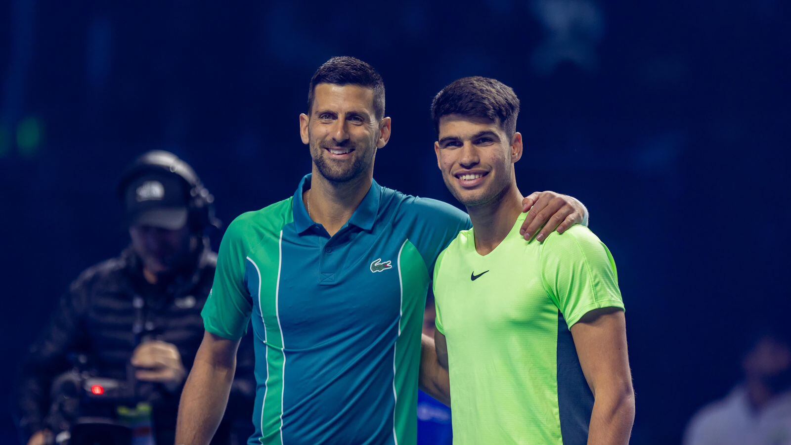 Carlos Alcaraz y Novak Djokovic