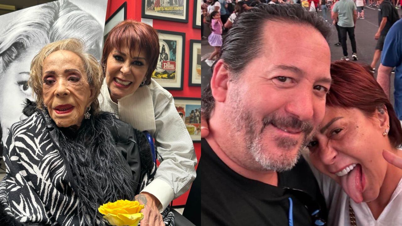 Alejandra Guzmán, Silvia Pinal y Luis Enrique