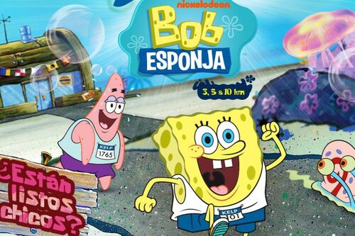 Bob Esponja celebra 25 años con carrera especial en la Ciudad de México