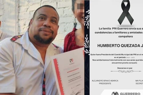 Crimen contra el PRI en Guerrero: matan a exdirigente municipal en Azoyú