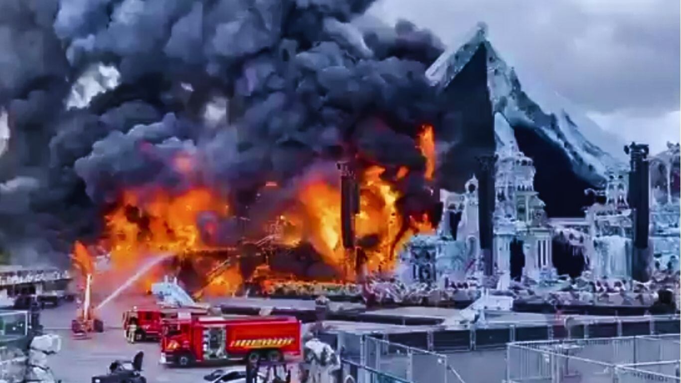 Incendio en Tomorrowland
