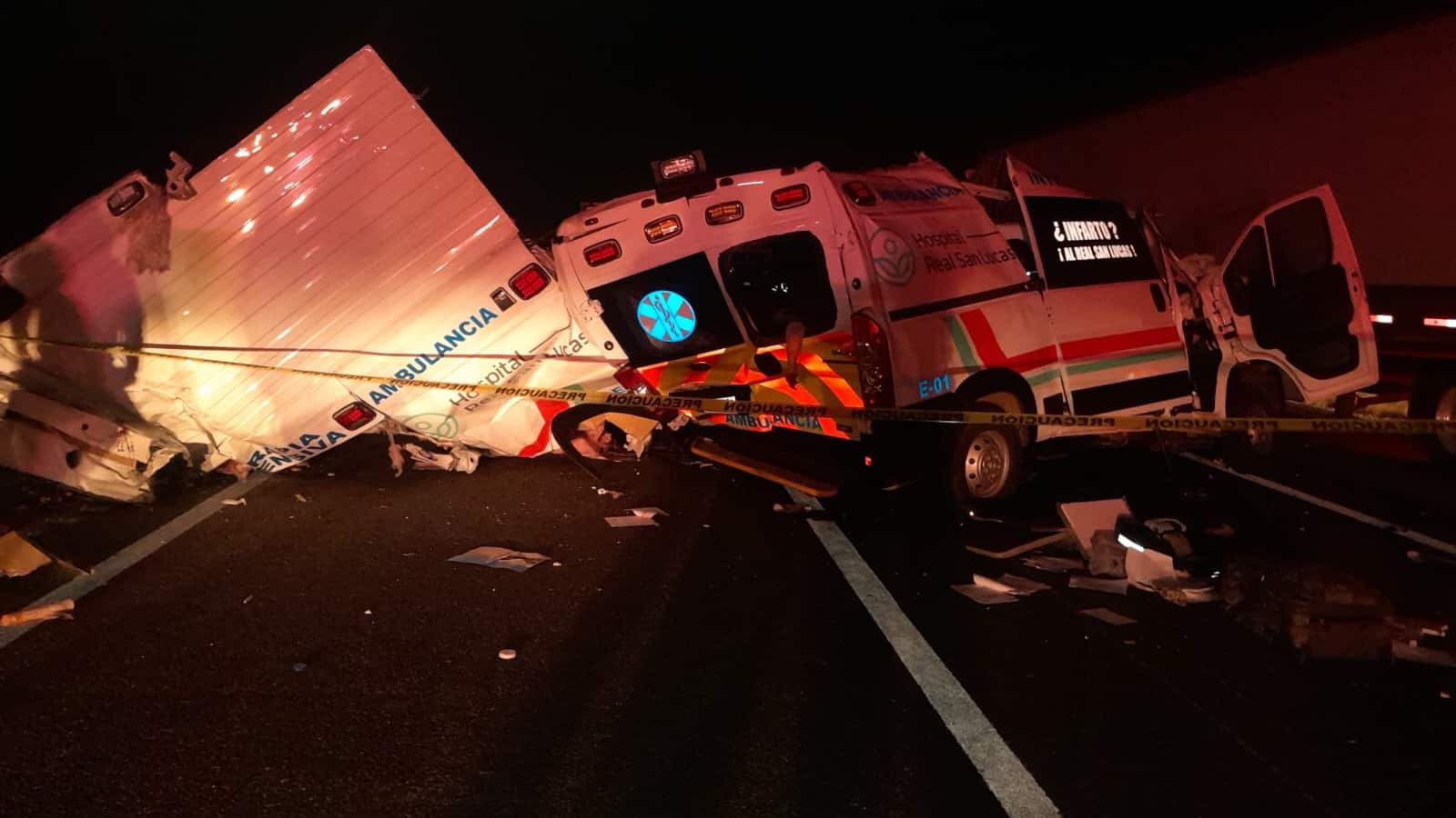 El acceso a la autopista estuvo cerrado en la madrugada.
