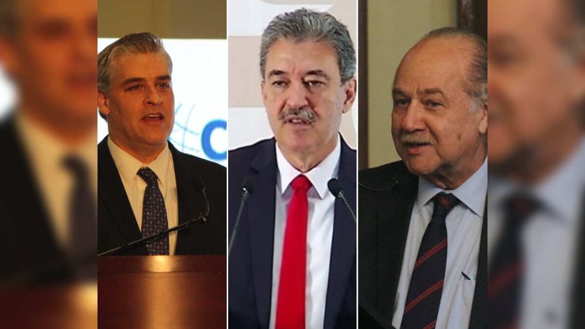 Iván Rivas, Hernán Villarreal y Javier Navarro.