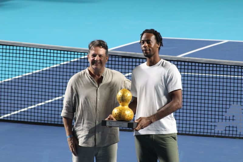 Álvaro Falla y Gael Monfils