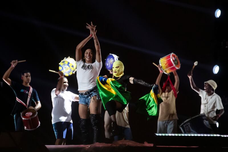 Madonna se presenta en el último concierto de The Celebration Tour, en la playa de Copacabana en Río de Janeiro, Brasil, el sábado 4 de mayo de 2024