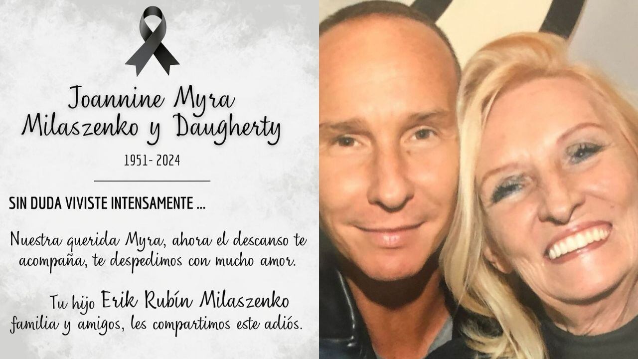 El cantante informó esta tarde el fallecimiento de su madre