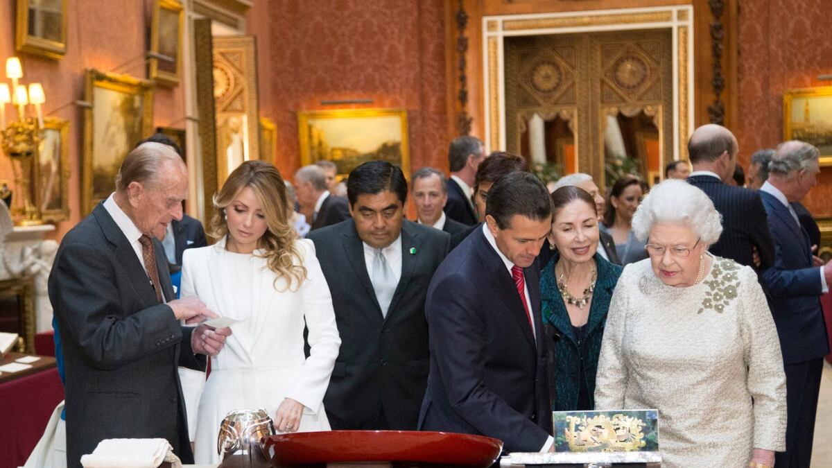 Asistió en su calidad de presidente del Senado.