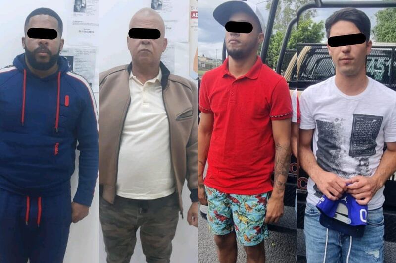 Polleros detenidos en Ecatepec.