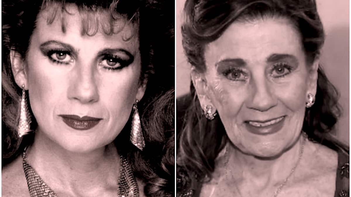 La primera actriz forma parte de la época de oro del cine mexicano y de la historia de las telenovelas.