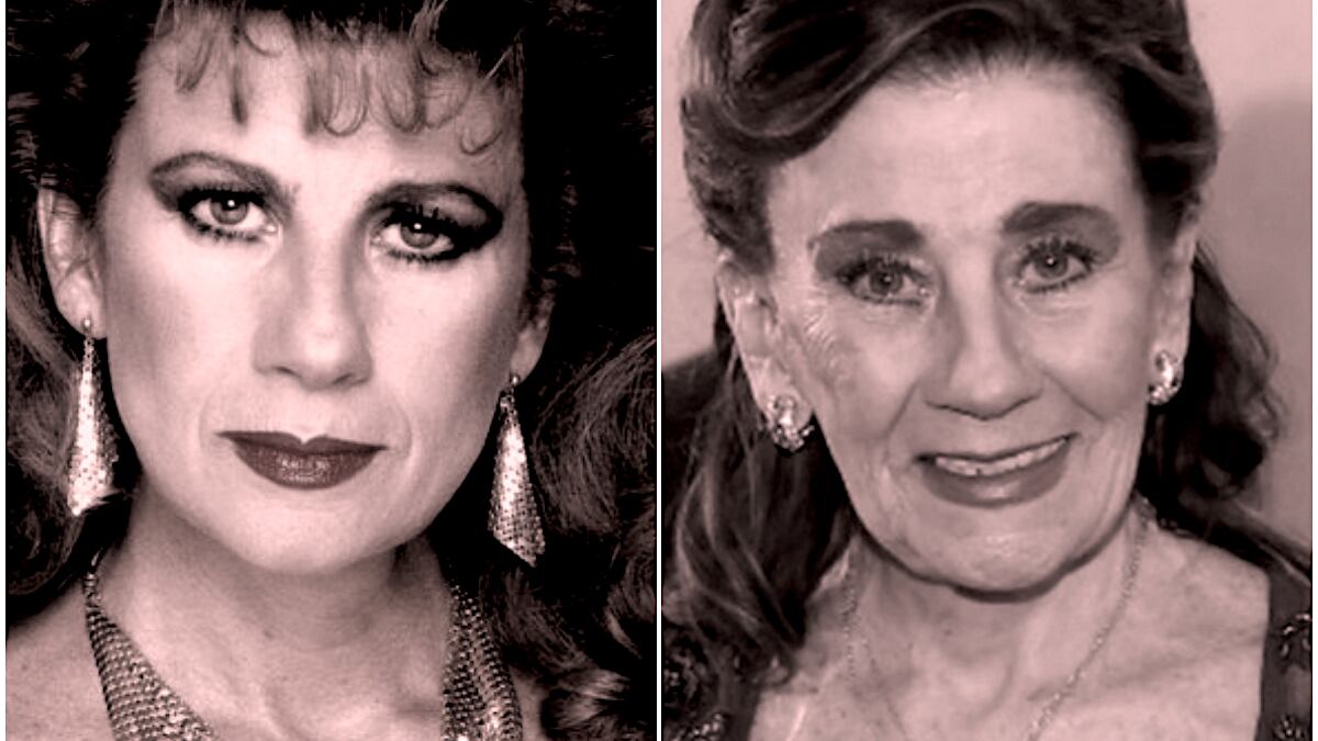 La primera actriz forma parte de la época de oro del cine mexicano y de la historia de las telenovelas.