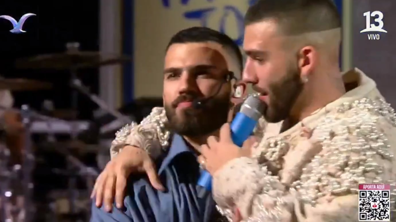 Julián y Manuel Turizo en el Festival de Viña del Mar | x