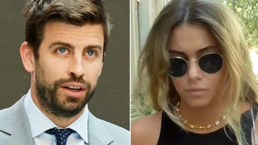 Piqué y Clara Chía