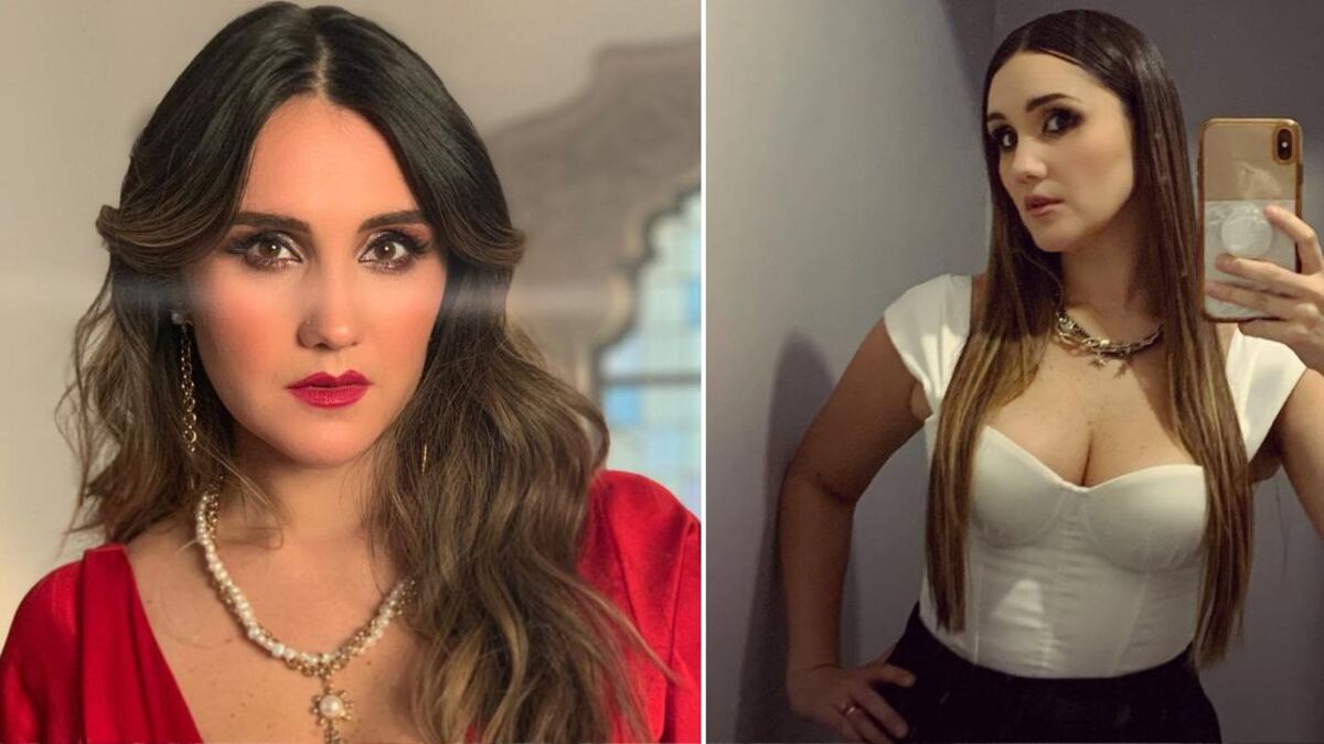 Dulce María presumiendo su figura a los 37 años