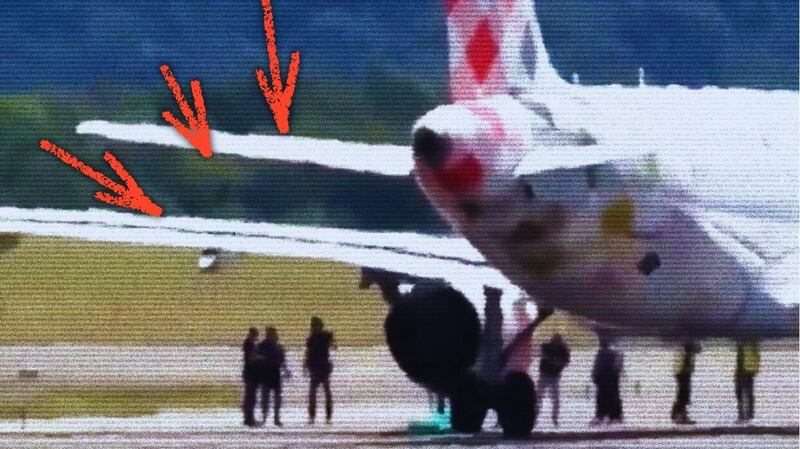Muere hombre succionado por motor de avión