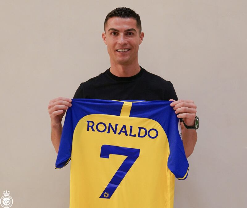 Cristiano Ronaldo llega al Nassr de Arabia Saudita