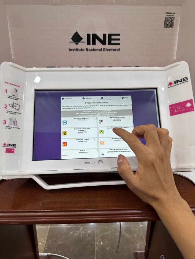 INE voto electrónico