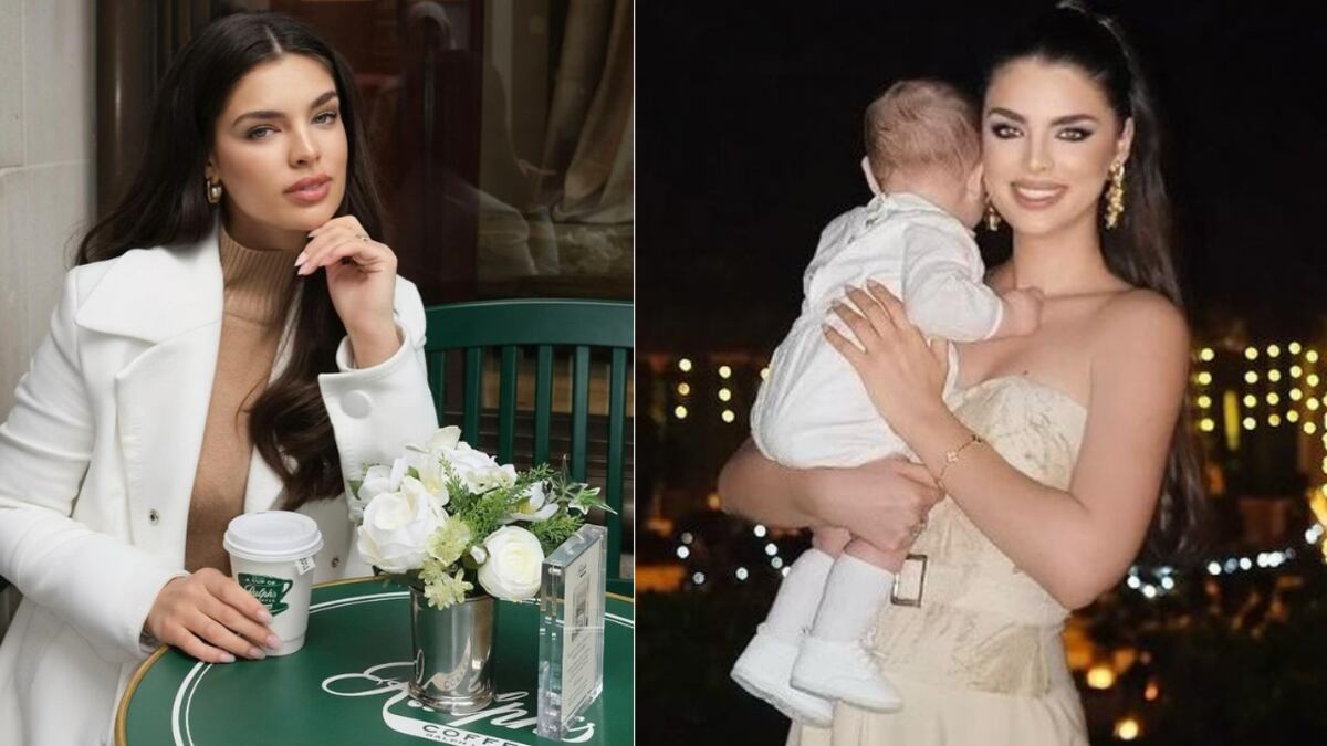 Nadia Ferreira y su hijo Marquito