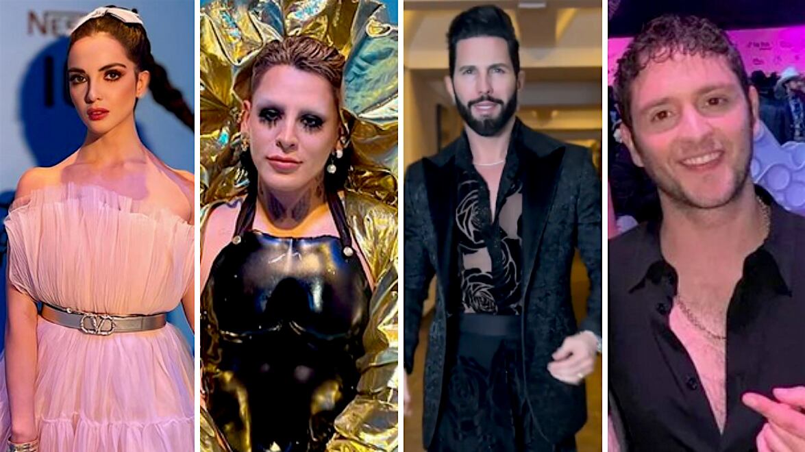 Desfilaron celebridades.