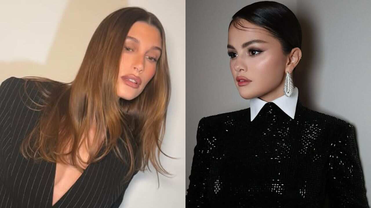 Hailey Bieber y Selena Gomez