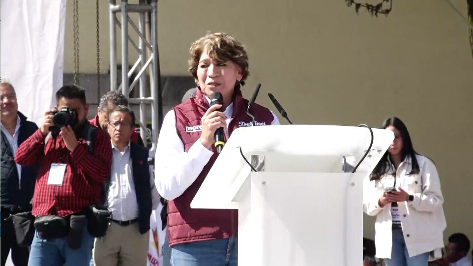 Delfina Gómez arranca precampaña por el Gobierno del Edomex.