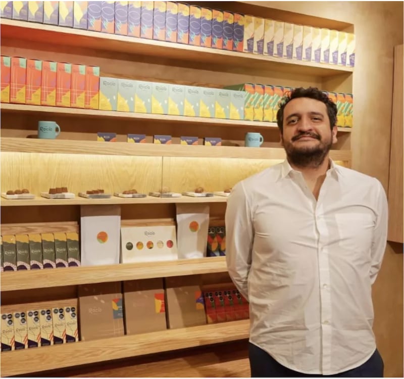 Andy López Beltrán su empresa chocolates Rocío