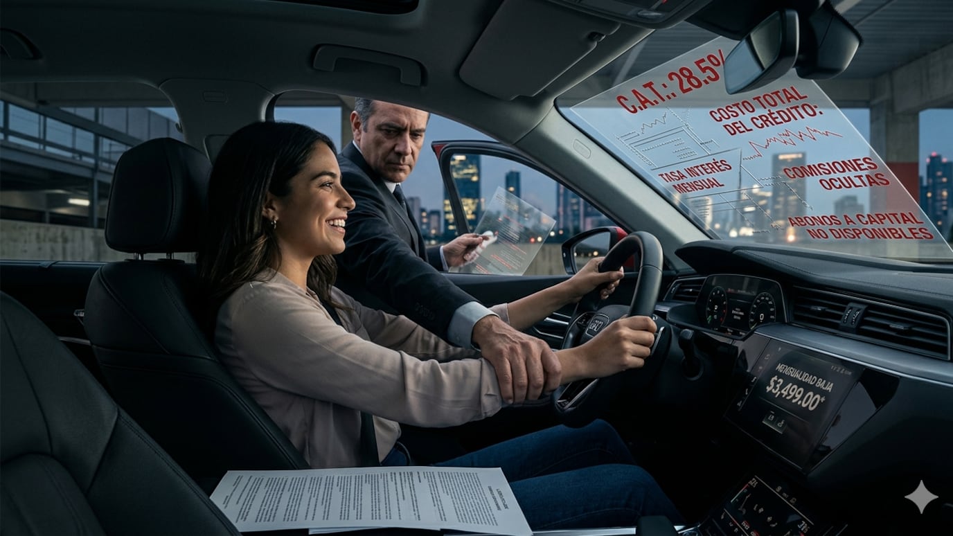 Enganche, plazo, tasa y CAT definen todo; elegir mal dispara el costo total y aprieta tu mensualidad cada mes.
