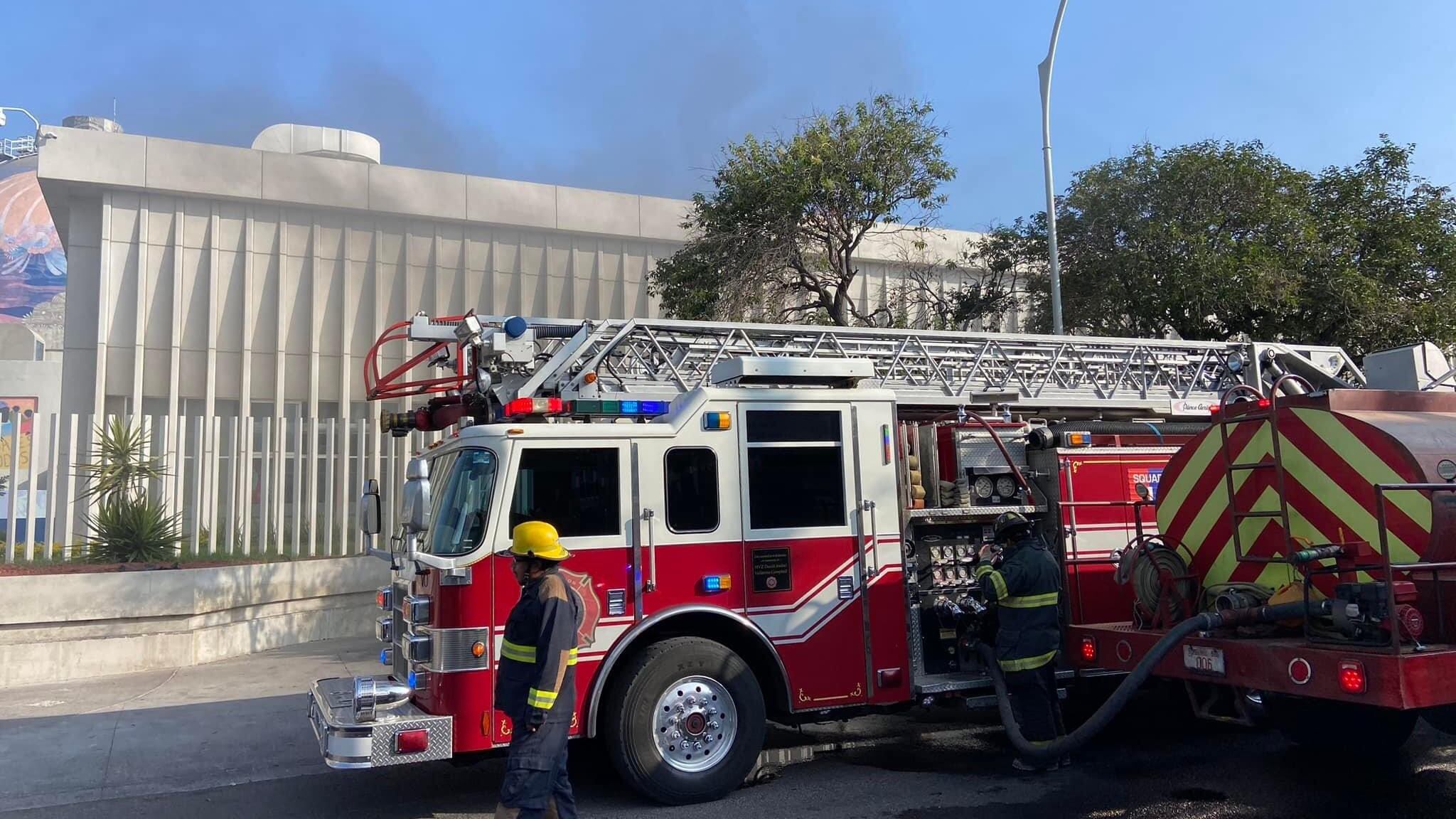 Incendio en Gómez Morín